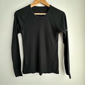 Odlo Women Black Long Sleeve Base Layer Top XS